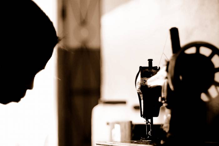 Mary's sewing machine, Ghana